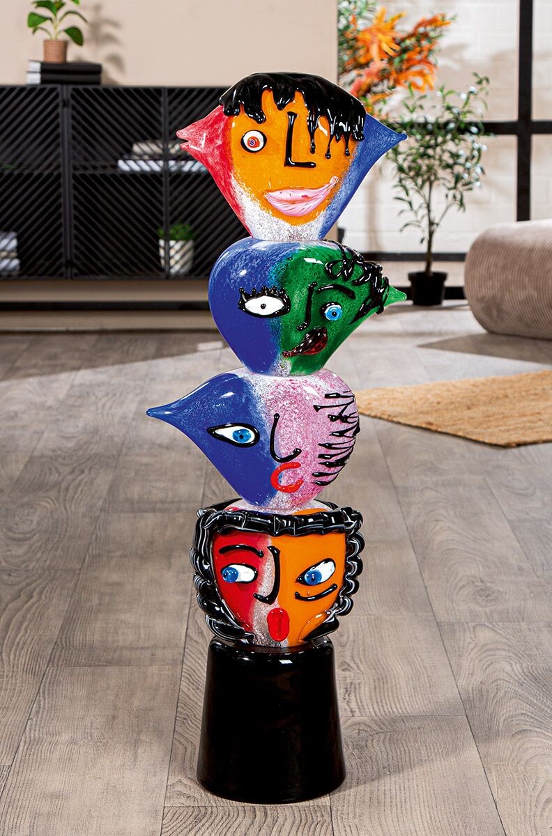 Gilde Keramická dekorace Formanos hlavy, 86 cm