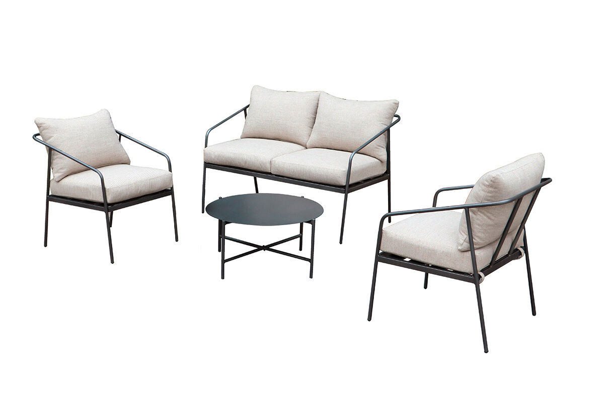 Gilde Lounge zahradní set kovový Adria, 75 cm