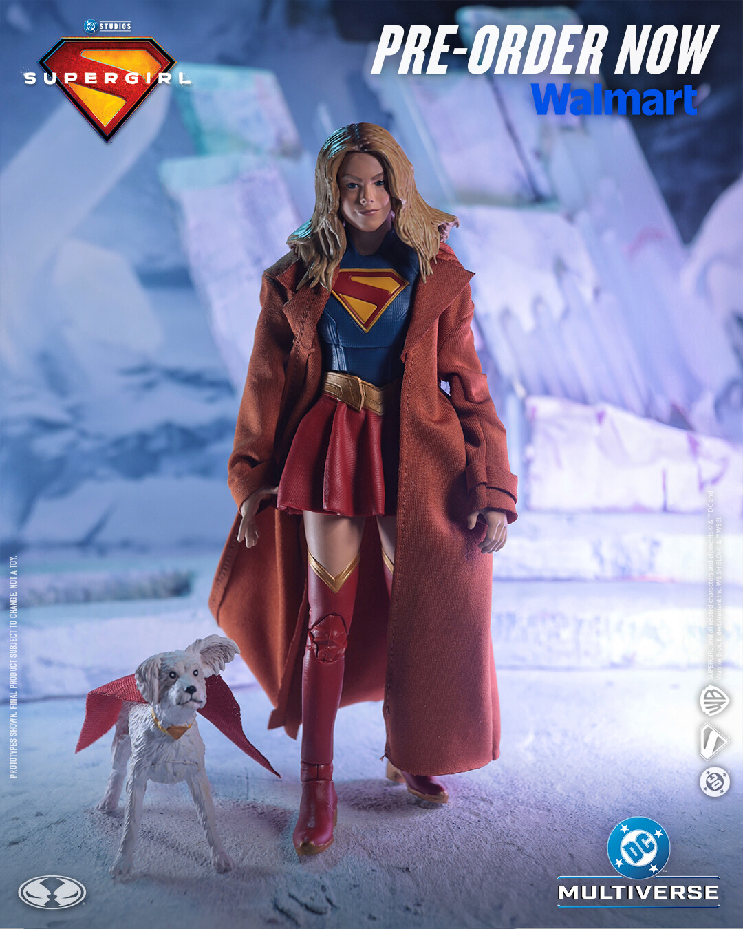 McFarlane | Supergirl (2026) - sběratelská figurka Supergirl & Krypto (Gold Label) (DC Theatrical Edition) 17 cm