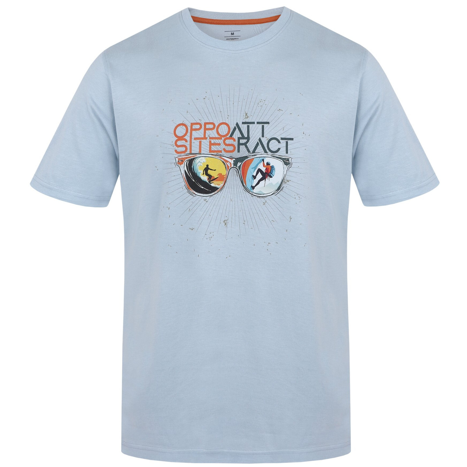 Pánské triko High Point Attract T-Shirt Velikost: L / Barva: světle modrá