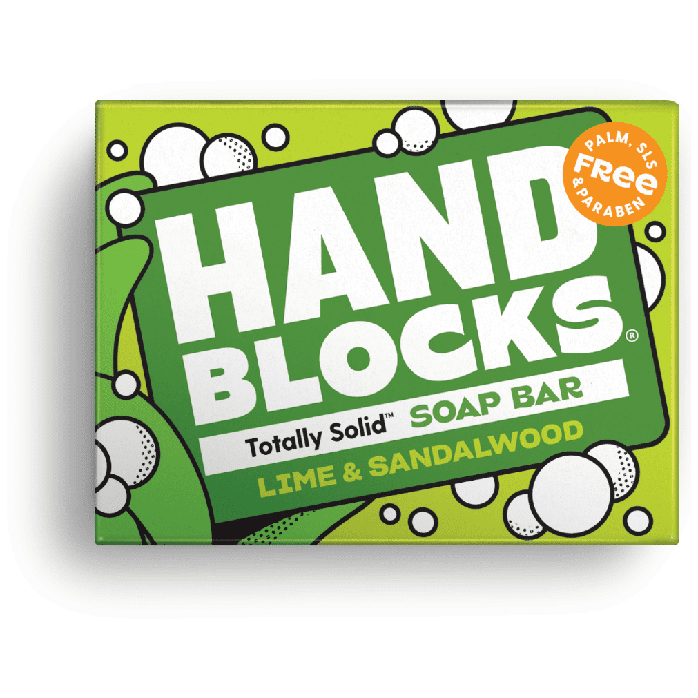 Cestovní mýdlo Shower Blocks Hand Soap - Lime & Sandawlwood Barva: žlutá