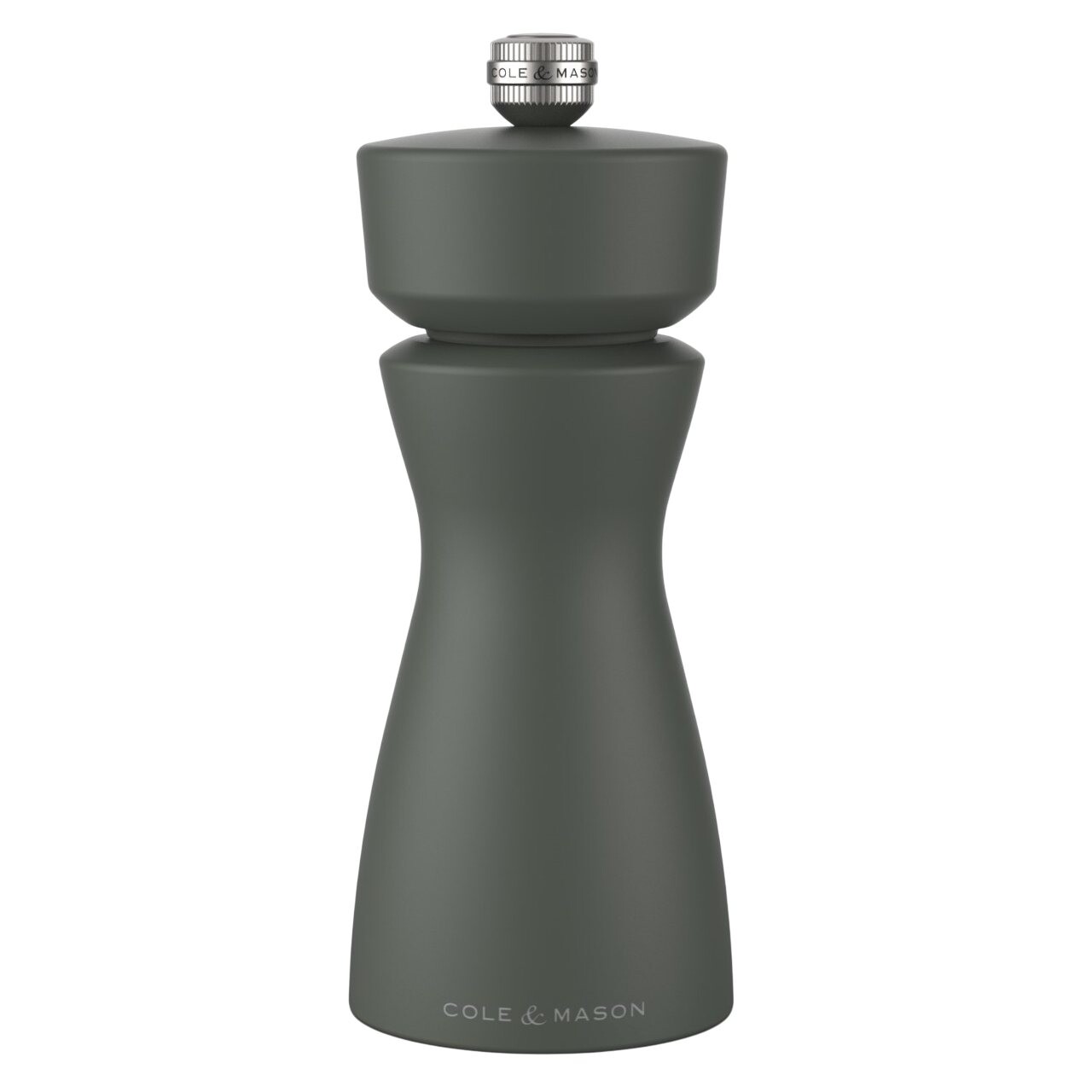 Mlýnek na sůl nebo pepř KENTON 15 cm, tmavě šedá, dřevo, Cole & Mason