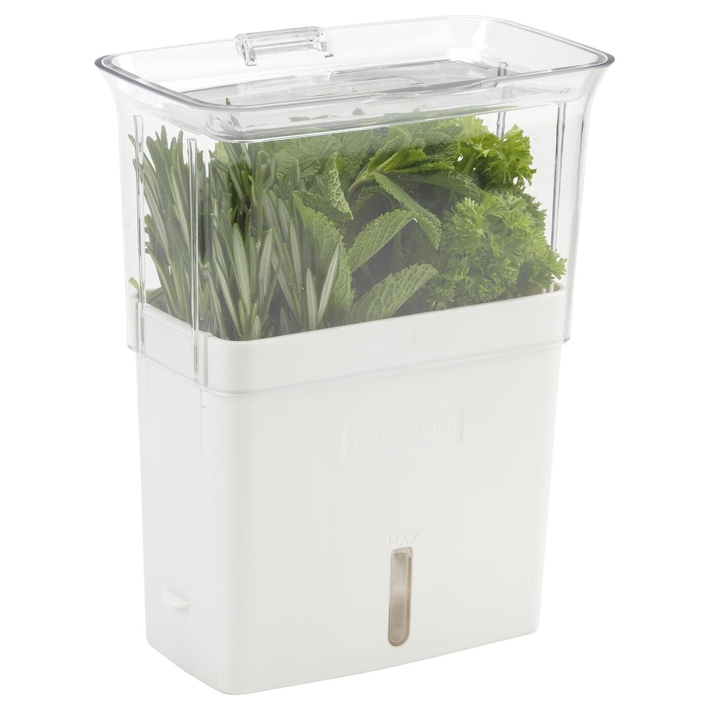 Květináč TEALBY 15 cm, bílá, plast, Cole & Mason