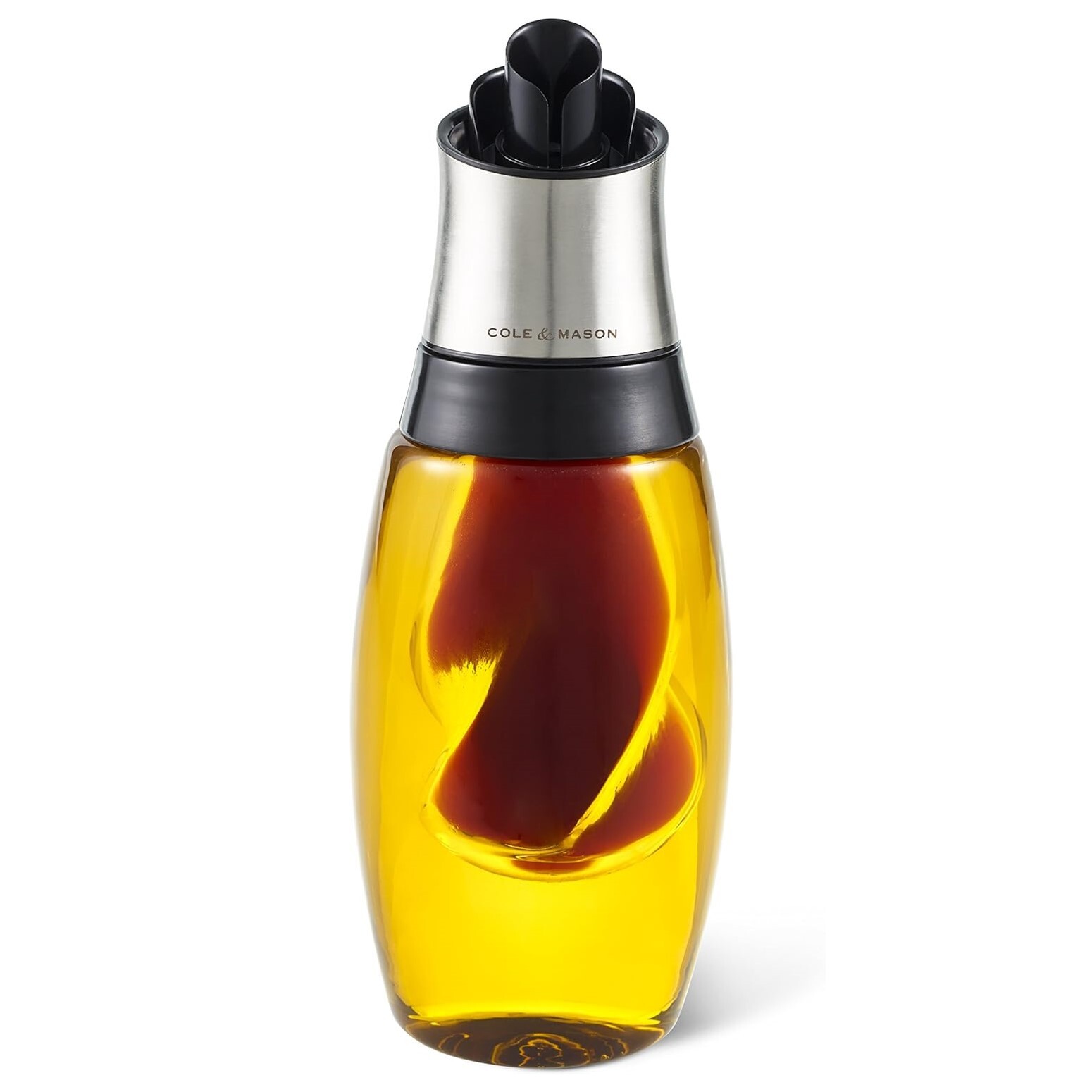 Dávkovač oleje BRISTOL DUO 420 ml, sklo, Cole & Mason