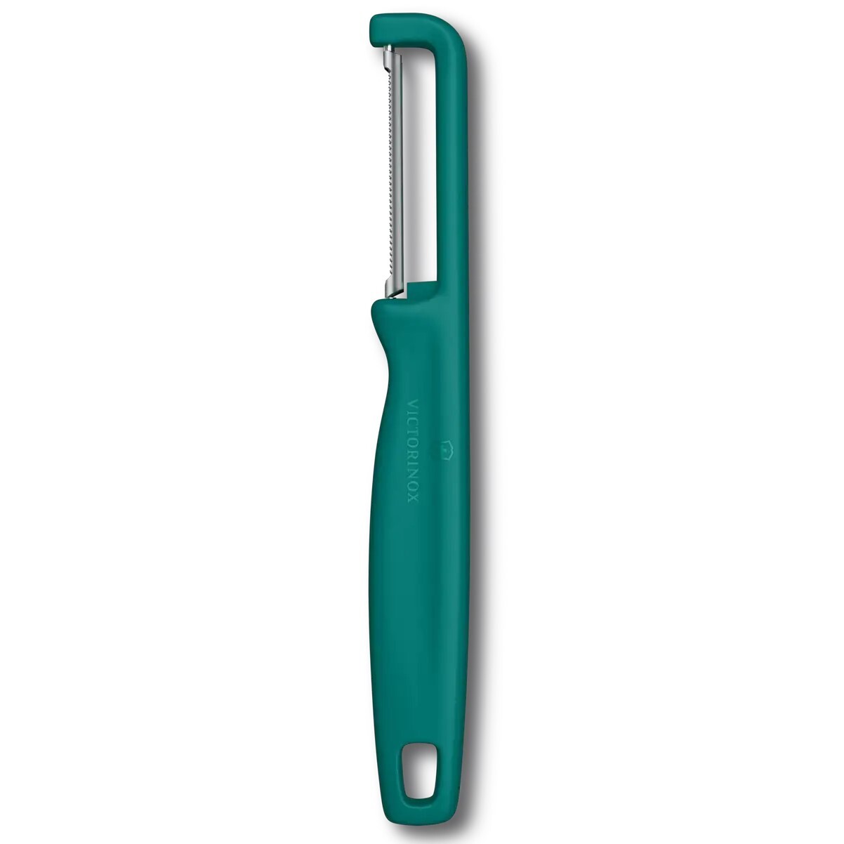 Škrabka na zeleninu IOTA 16 cm, zoubkované ostří, zelená, plast, Victorinox