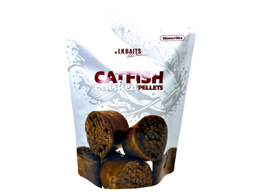 LK Baits Pelety Pellet Crushed Fish 38mm 6ks