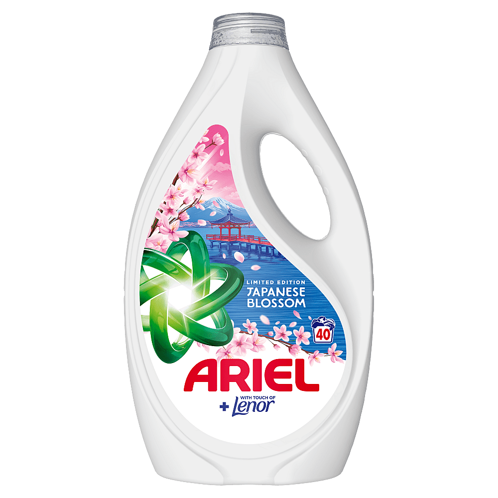 ARIEL Gel japanese blossom 40 praní 1,8 l