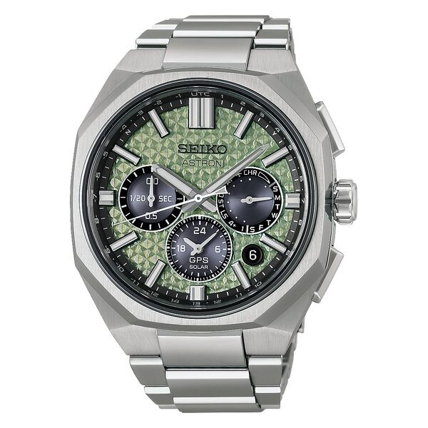 Seiko Astron Dual-Time Chronograph HAB005J1 Crystal Green Limited Edition