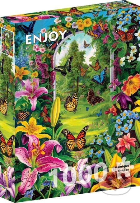 Puzzle Zahradní průchod (1000 dílků) - Enjoy