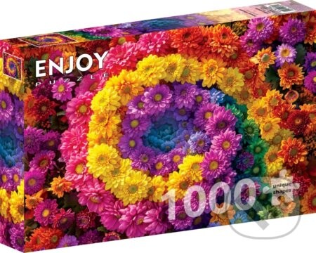 Puzzle Květinový vír (1000 dílků) - Enjoy