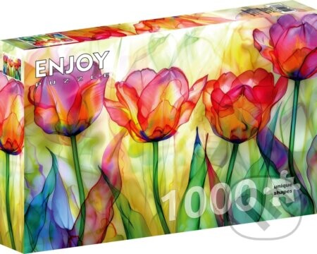 Puzzle Tulipánová zahrada (1000 dílků) - Enjoy