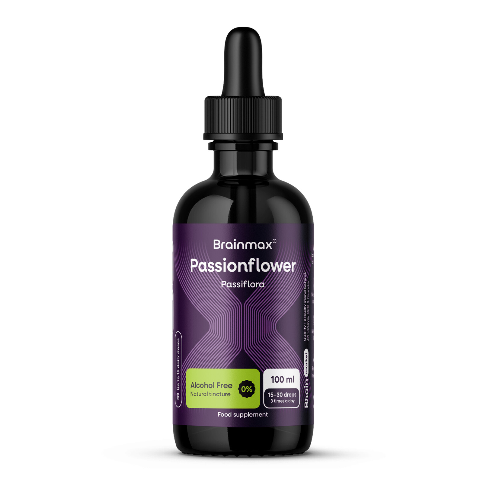 BrainMax Brainmax® Passionflower Alcohol Free Tincture, Extract, 100 ml