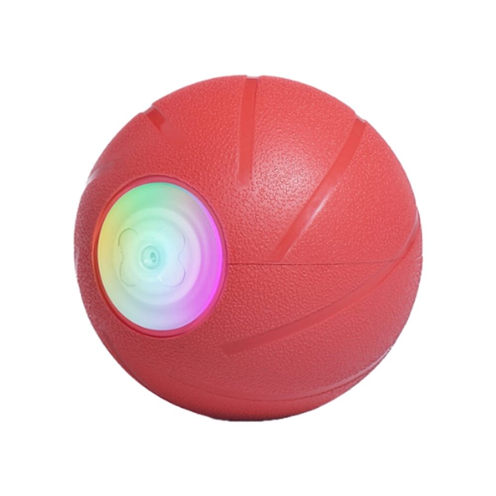 Cheerble Wicked Ball PE pro střední a velké psy červený | Interaktivní hračka pro psy