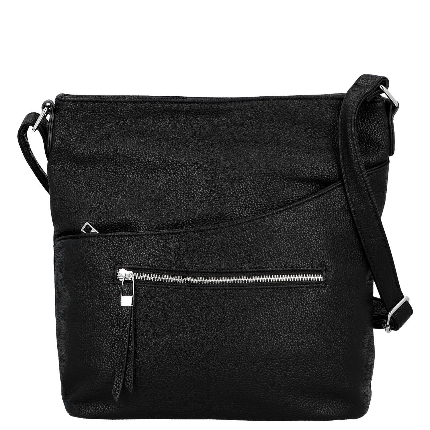 Dámská crossbody kabelka černá - Firenze Berit černá