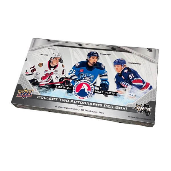 2025-2026 Upper Deck AHL Hockey Hobby Box - hokejové karty