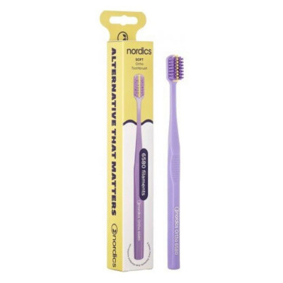 Nordics Premium Ortho Soft zubní kartáček ortodontický měkký 6580, fialový 1 kus