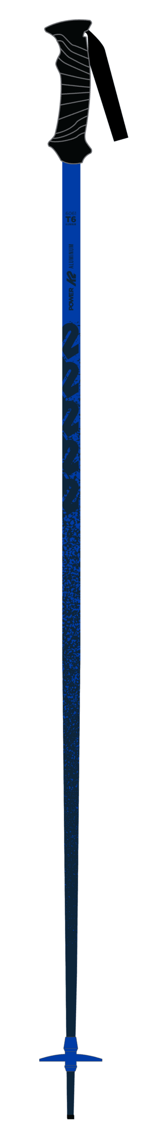 Lyžařské hole K2 Power Aluminium, Blue velikost: 120 cm