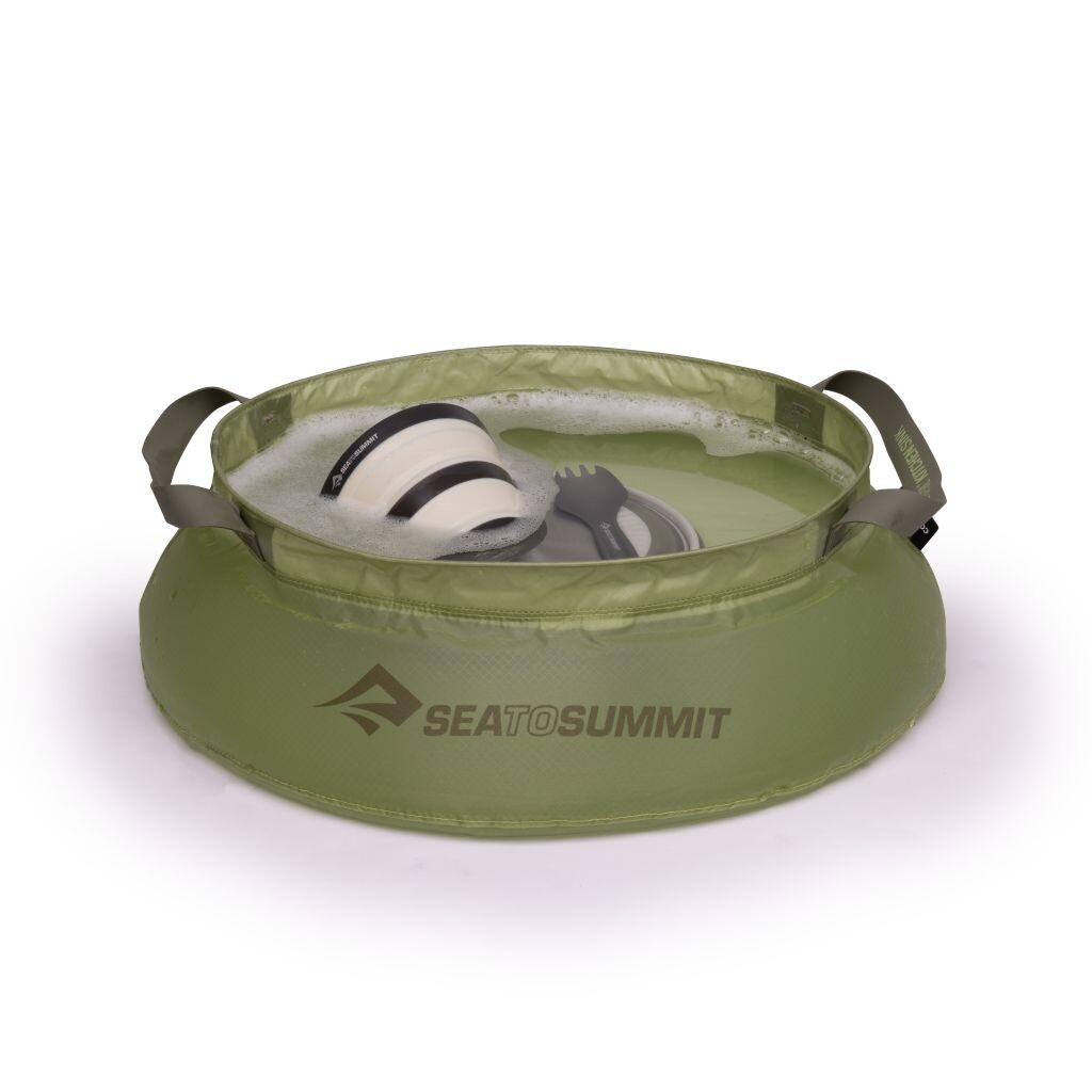 SEA TO SUMMIT skládací dřez Ultra-Sil Kitchen Sink - 10 litrů, Tarragon
