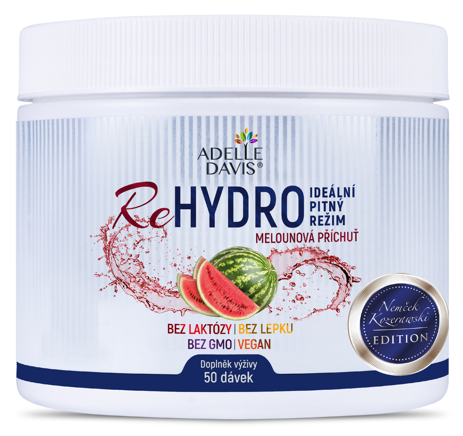 Adelle Davis - ReHYDRO Meloun - Ideální pitný režim, 50 dávek