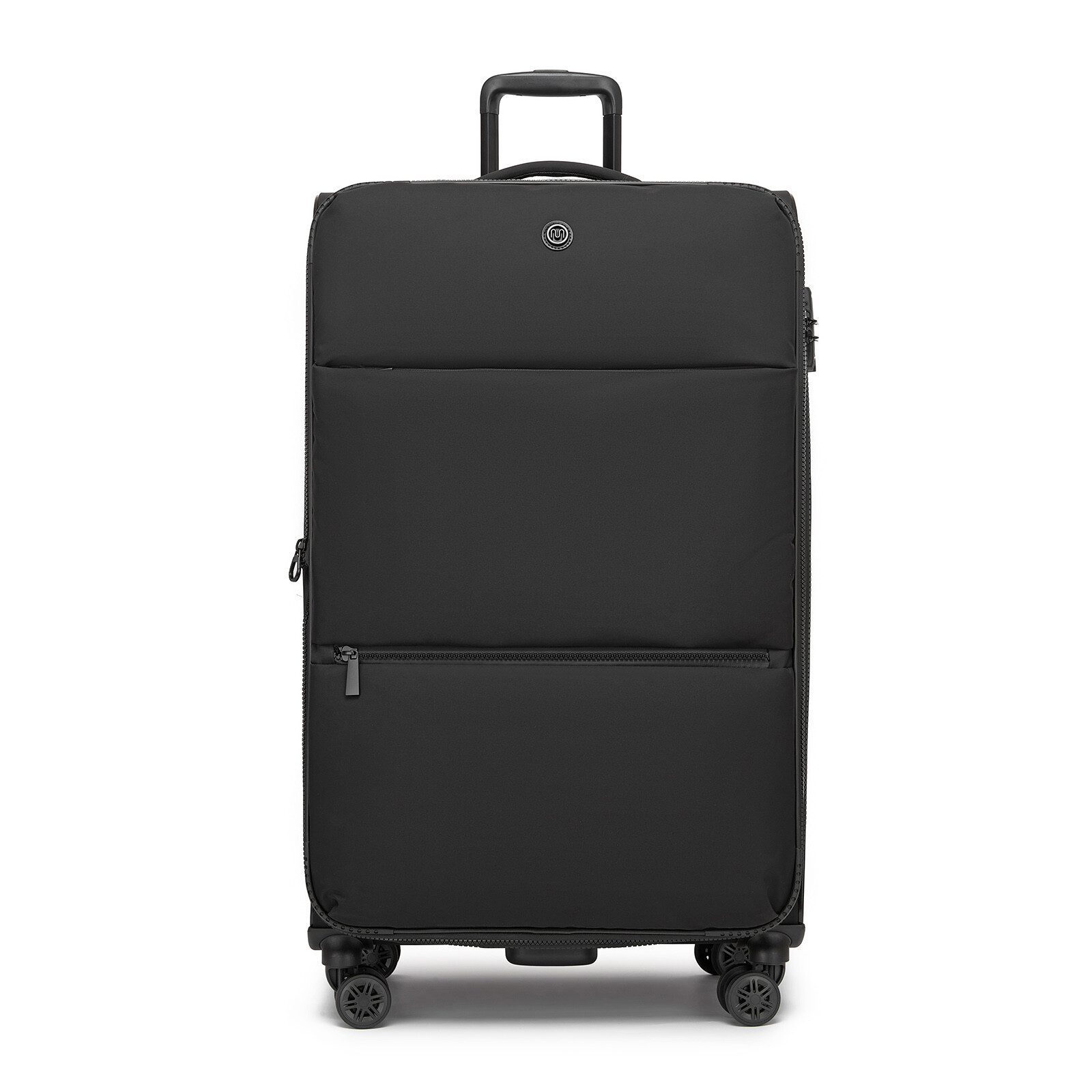 Lehký softshellový kufr Kono 112 L - černý