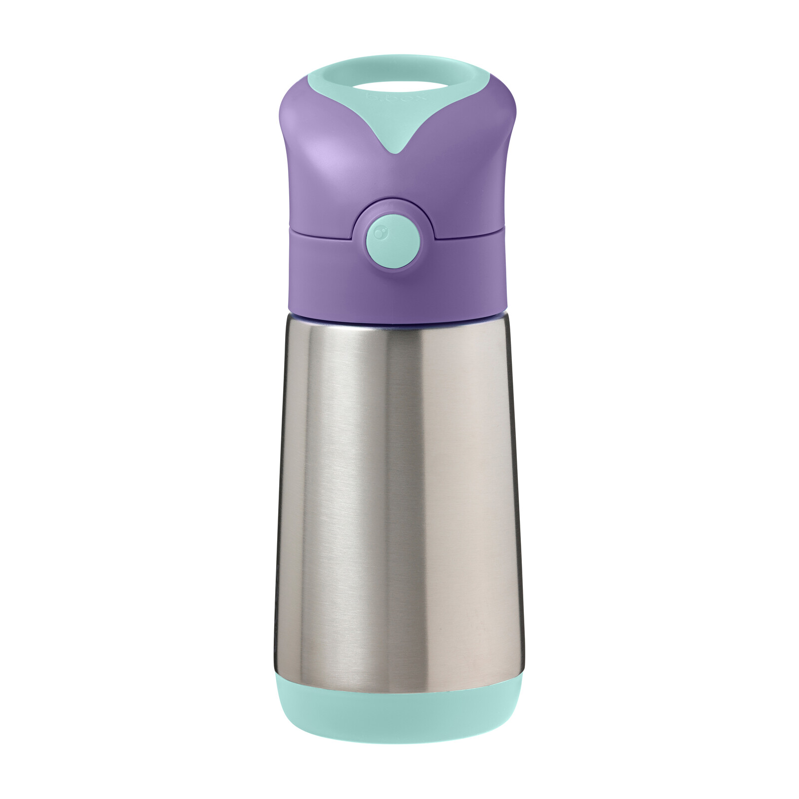 B.box termoska na pití s brčkem 350 ml - Lilac pop