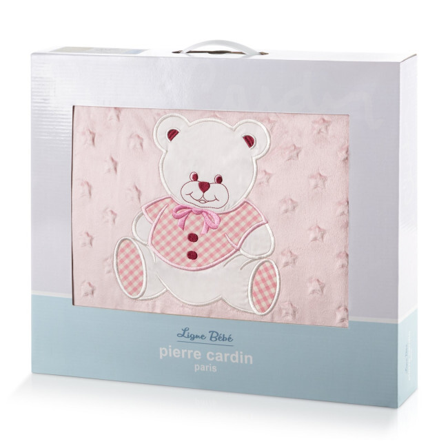 Dětská deka Pierre Cardin BABY 4 růžová / bílá