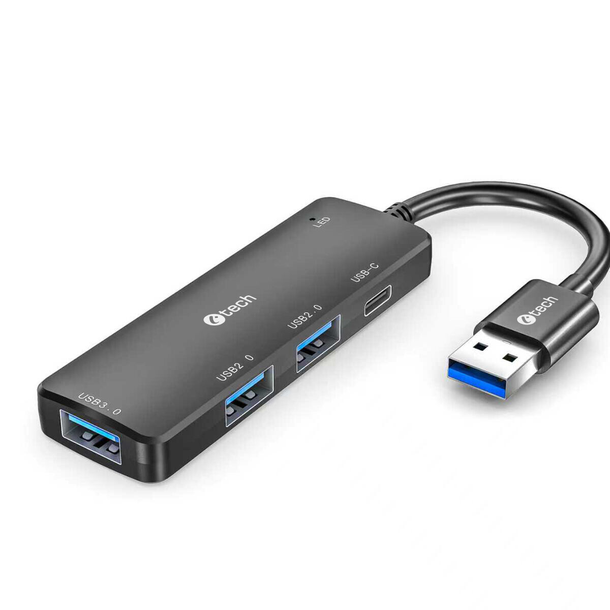 HUB USB C-tech UHB-U3-AC, 3xUSB-A/1x USB-C/ USB 3.0 UHB-U3-AC