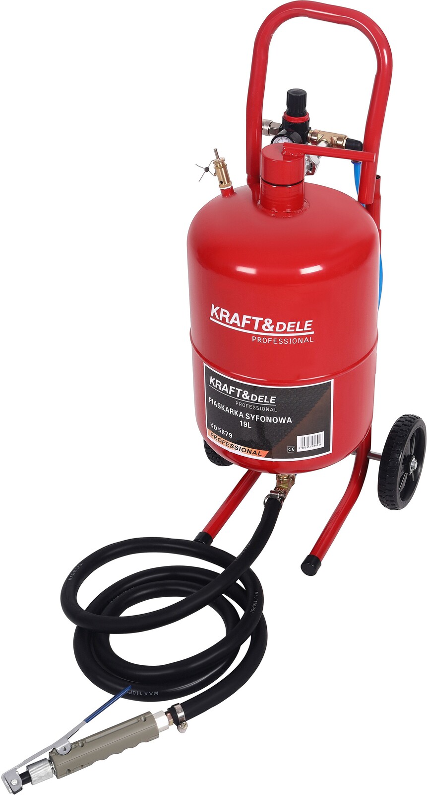 KRAFT&DELE Mobilní sifonová pískovačka 19 l KD5879