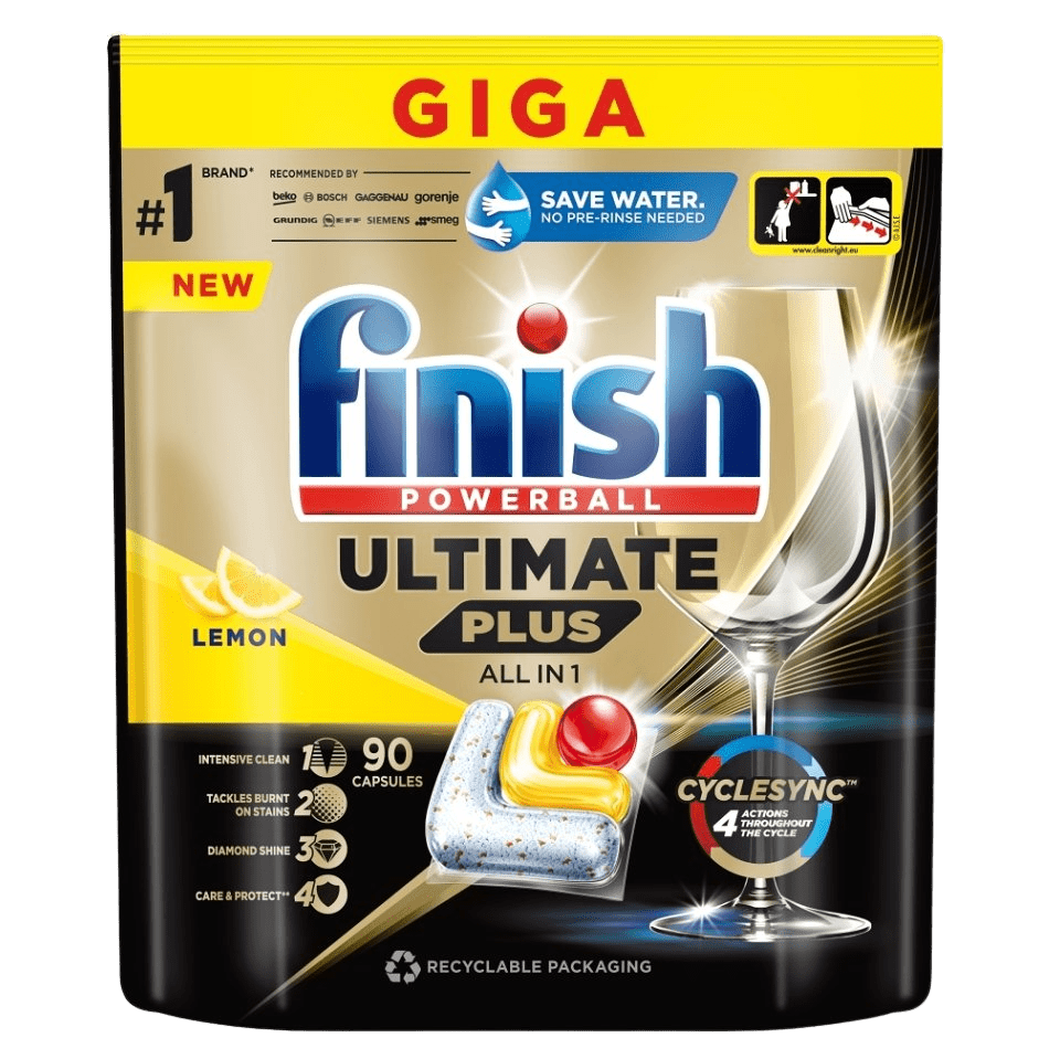 FINISH Ultimate Plus All in 1 Lemon 90 ks