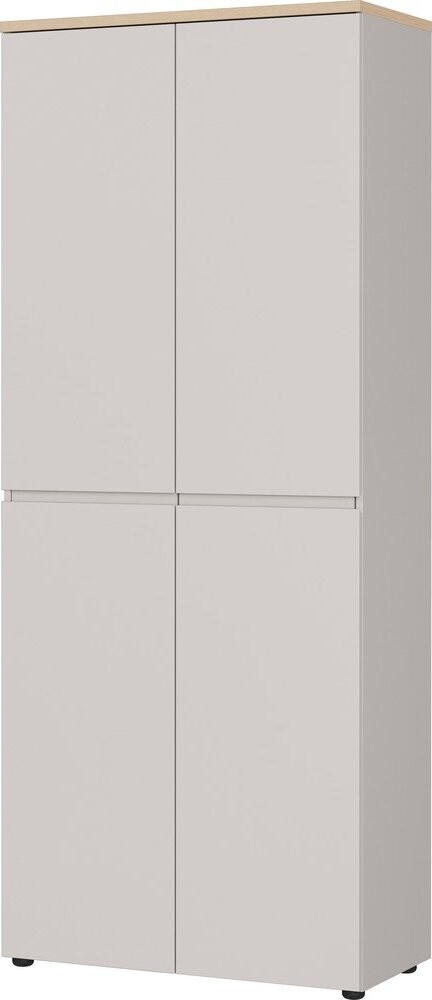 Krémová matná komoda 80x197x40 cm Lissabon – Germania