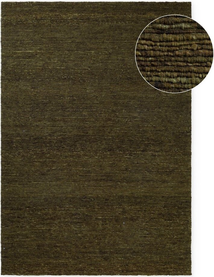 Tmavě zelený ručně tkaný vlněný koberec 120x170 cm Bexley Woolwich – Ted Baker