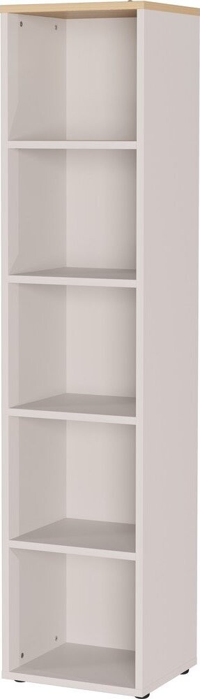 Krémový matný regál 45x197x40 cm Lissabon – Germania