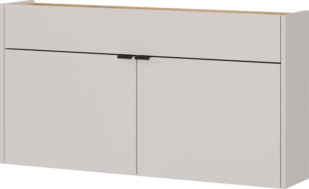 Krémová závěsná skříňka 110x57x22 cm Ameca – Germania