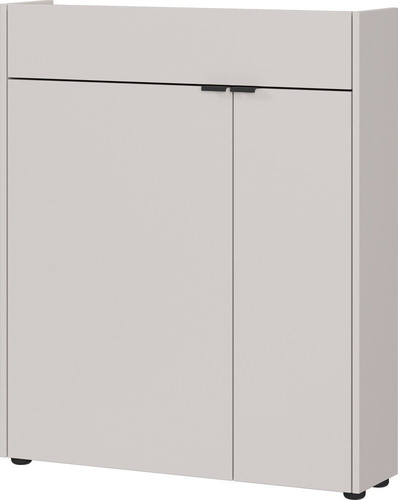 Krémová matná skříňka 83x99x22 cm Ameca – Germania