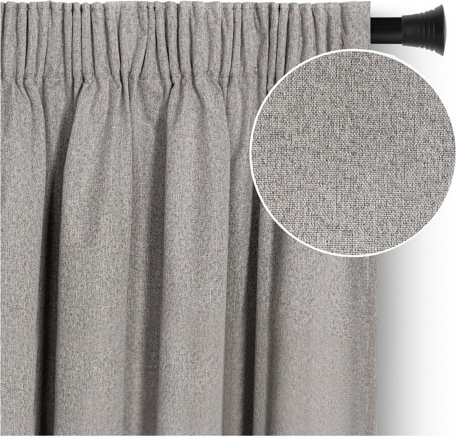 Taupe zatemňovací závěs 140x250 cm Corita – Restilo