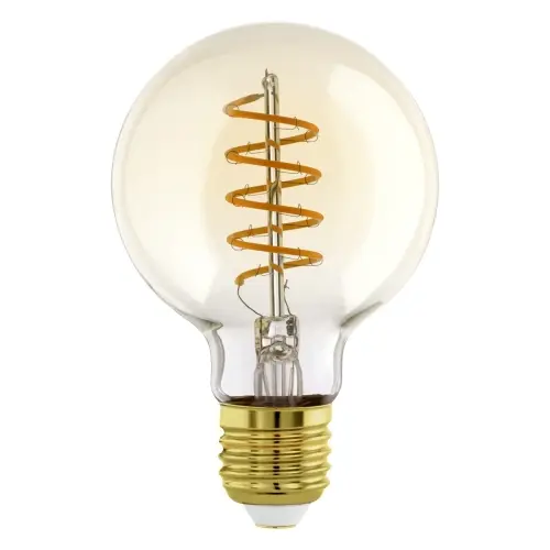LED žárovka Vintage E27 EGLO 7W (60W) teplá bílá (2000-3000K) Globe80 stmívatelná 110462