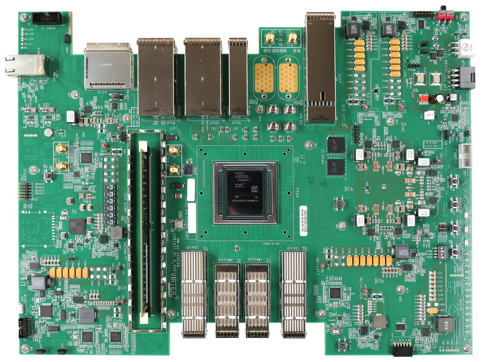 Amd Ek-U1-Vcu129-G Eval Kit, Virtex Ultrascale+ Fpga