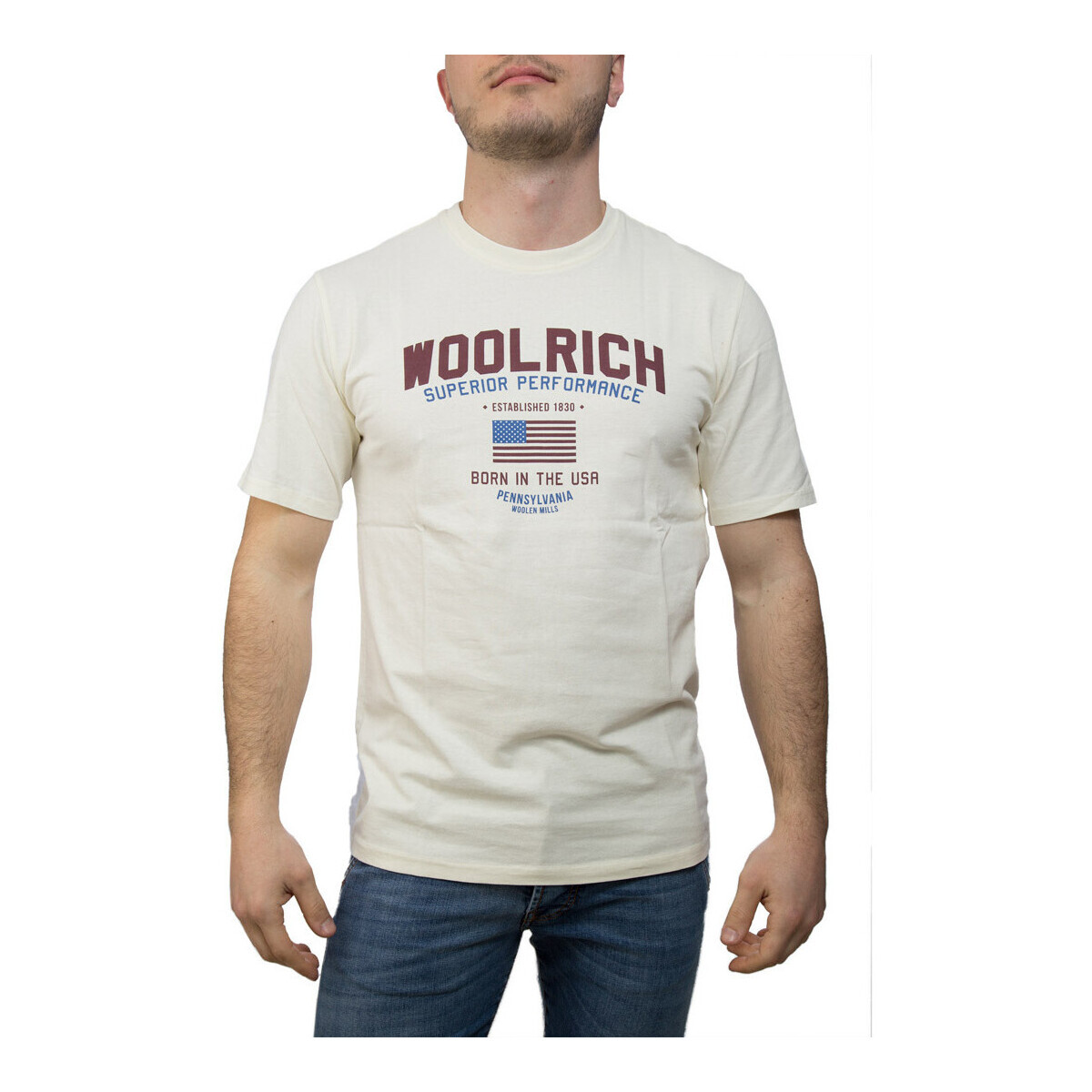 Woolrich  W0TEE1158  Bílá
