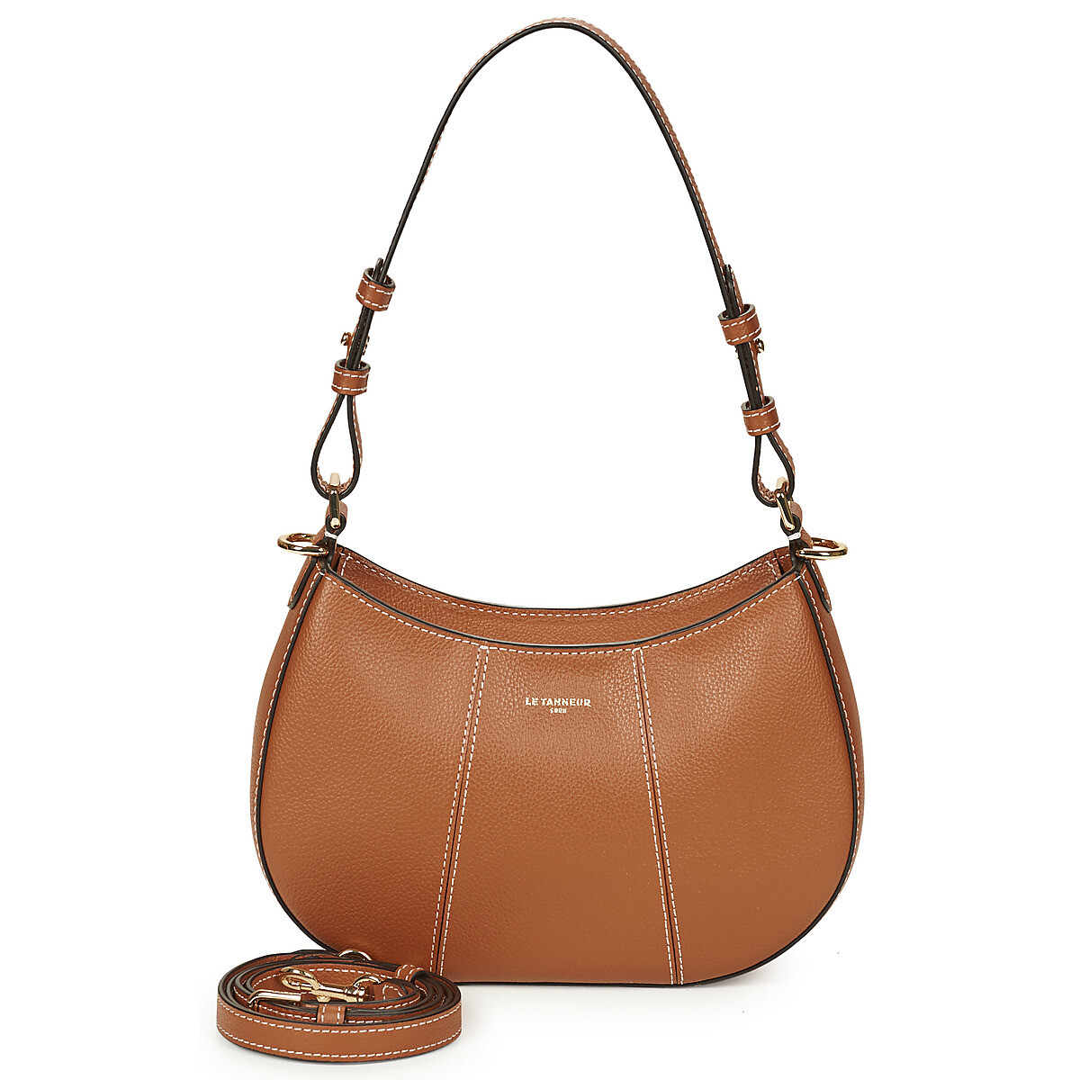 Le Tanneur  JULIETTE SMALL HALF MOON  Hnědá