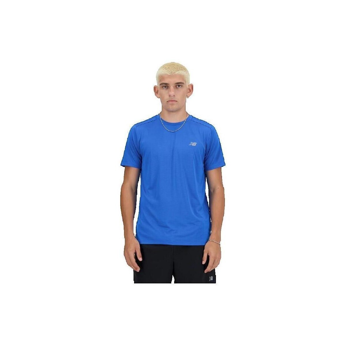New Balance  T-shirt New Balance Run 22 Bleu  Modrá