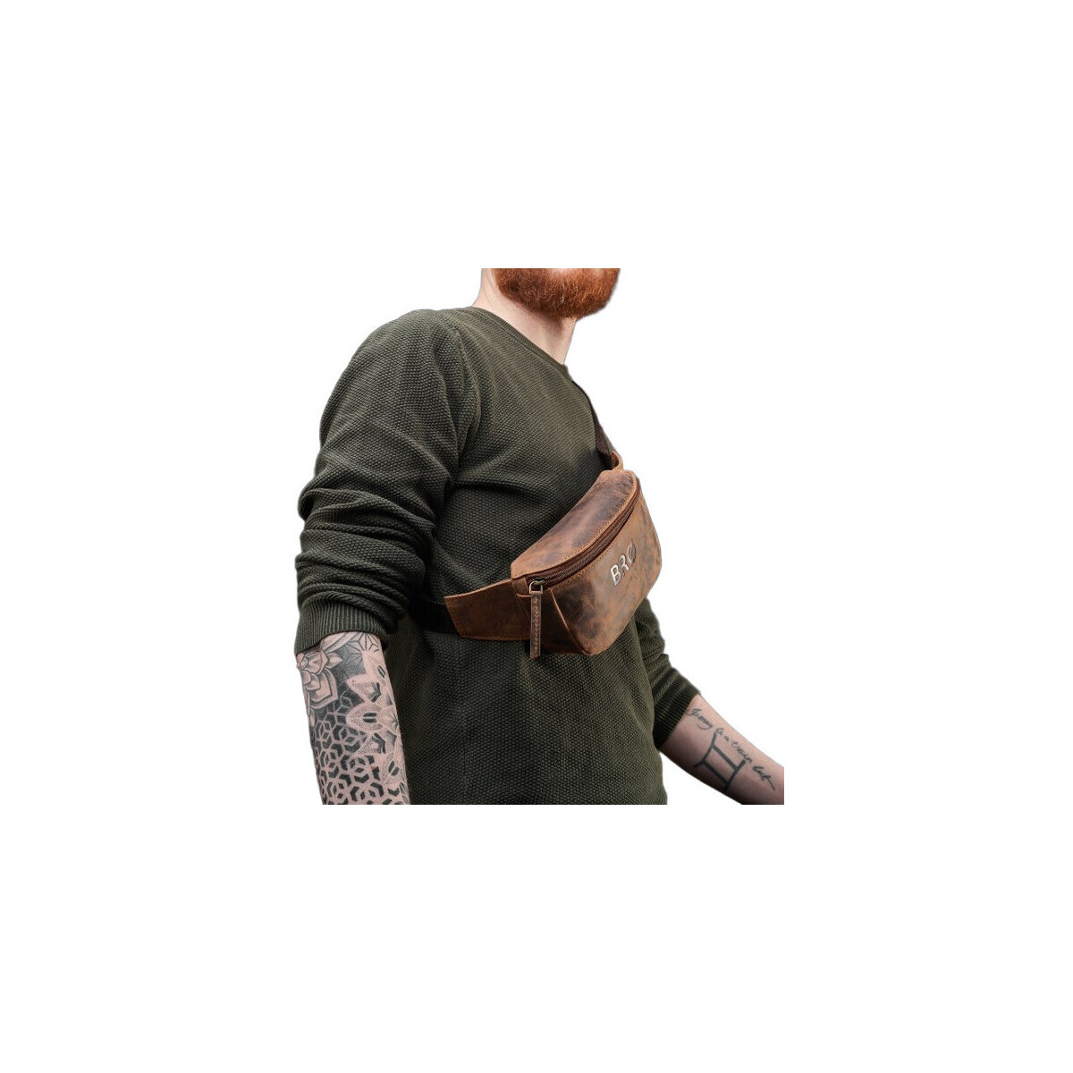 Brødrene Pánská ledvinka Adielv hnědá Hnědá