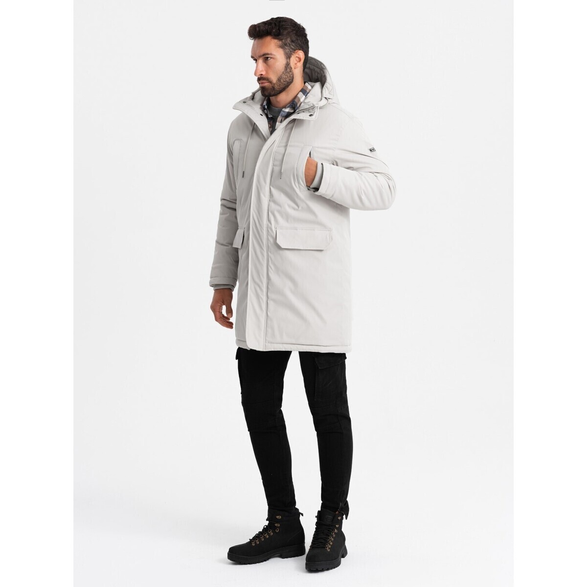 Ombre  Pánská parka Jabalah krémová