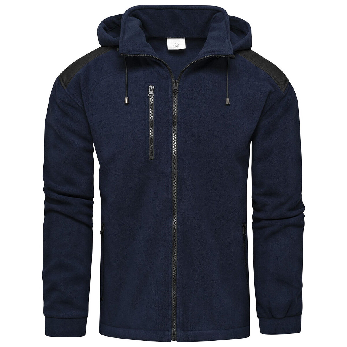 Recea  Pánská mikina na zip Kthjellor navy  Tmavě modrá