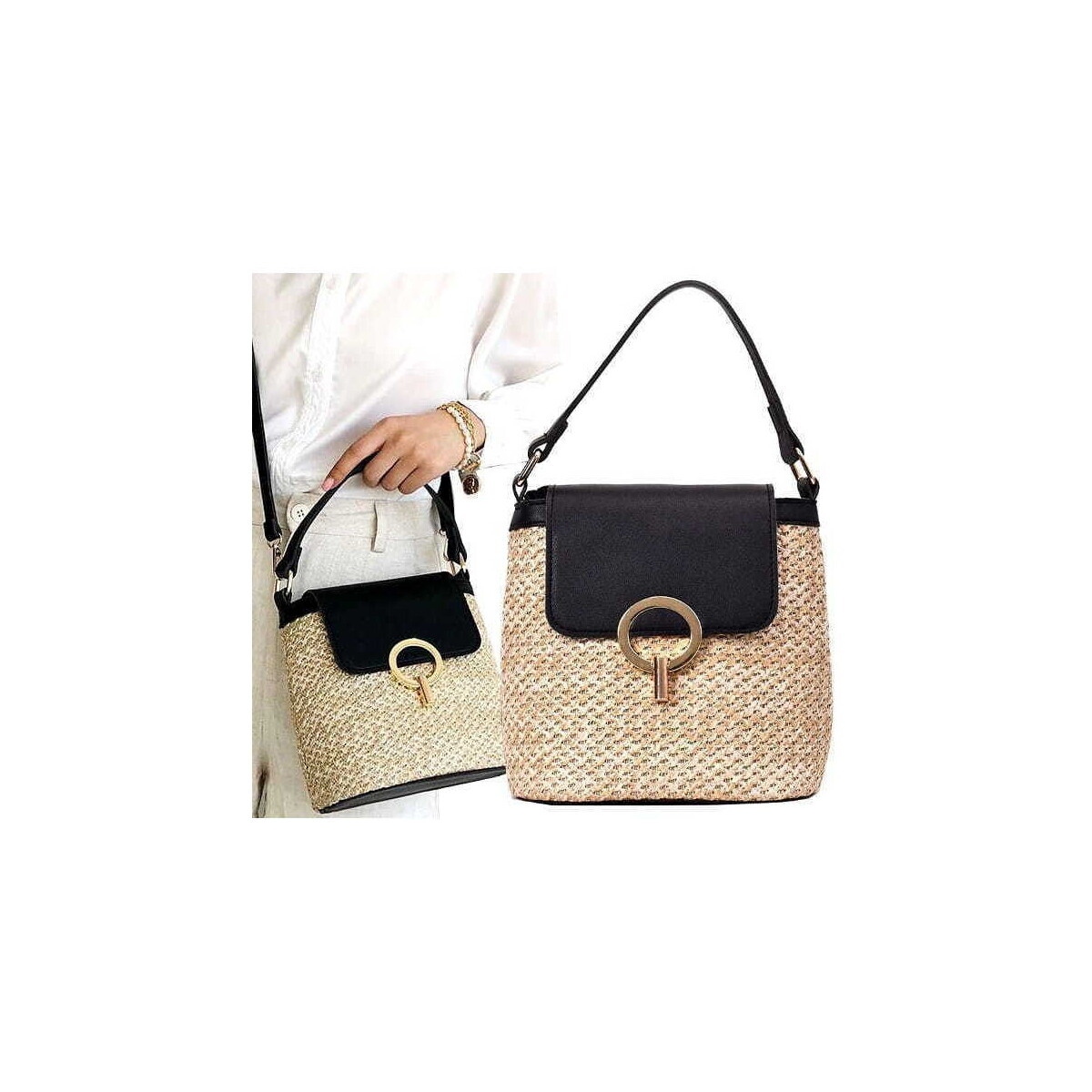 J&W  Dámská crossbody kabelka Pulla béžová  Béžová