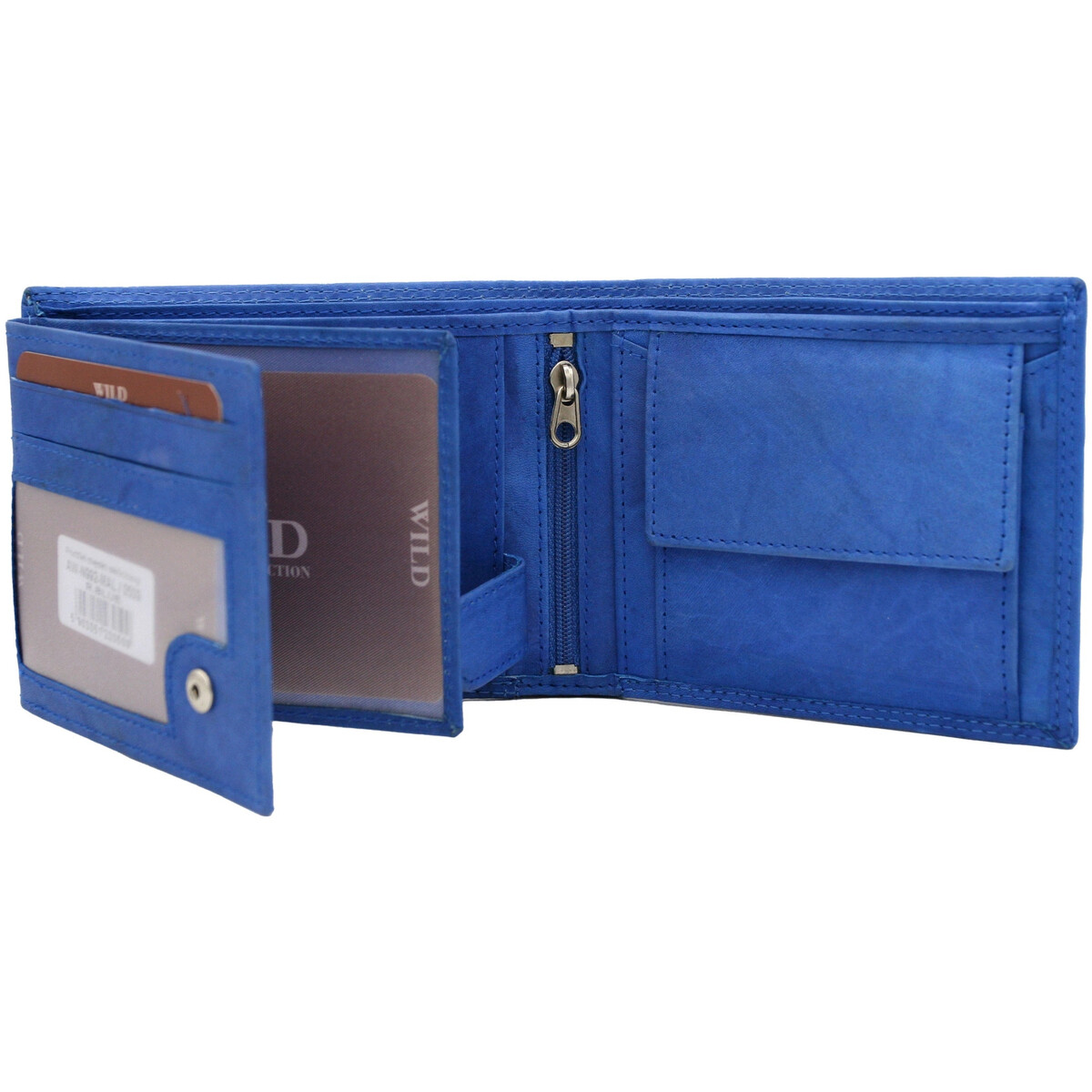 Always Wild  Pánská kožená peněženka Agrone námořnická modrá  Modrá