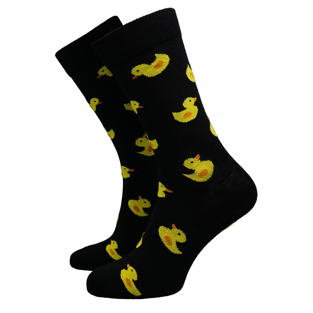 Hesty Socks  Pánské ponožky Duck černo-žluté  Černá