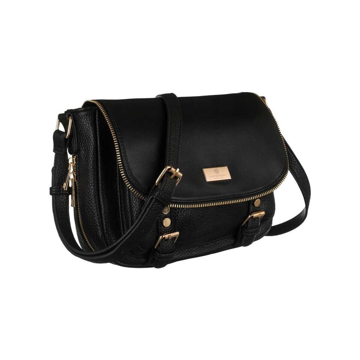 Peterson  Pánská crossbody taška Mellow černá  Černá