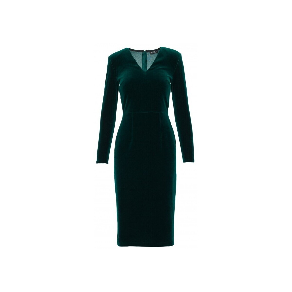 Bewear  Dámské midi šaty Eosne M889 tmavě zelená  Zelená