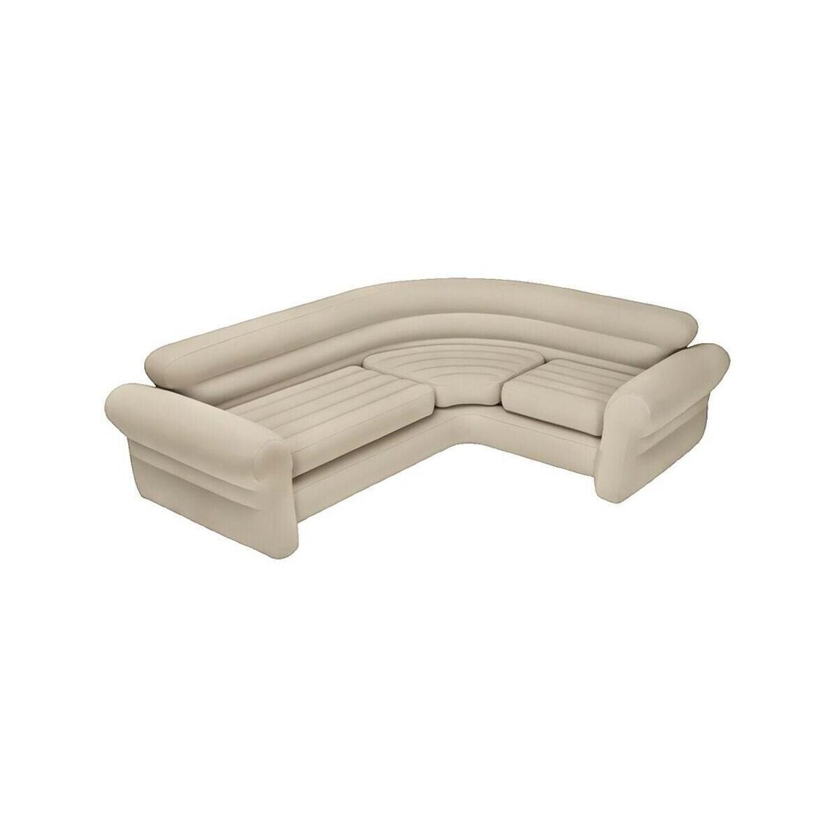 Intex Canapé d'angle 68575NP Beige gonflable 4 places Béžová