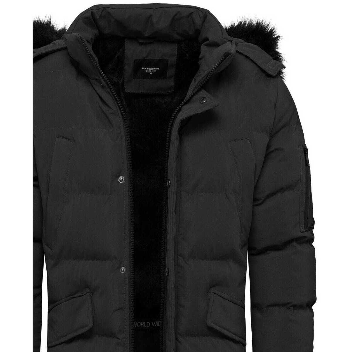 Recea  Pánská parka Paku černá  Černá